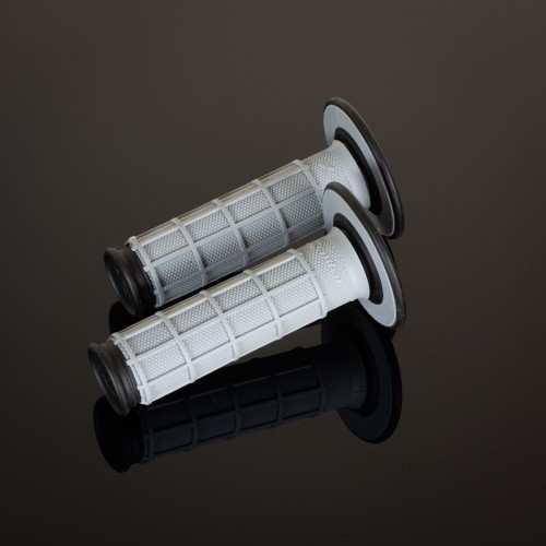 MX Dual Compound Grips Full Waffle Grey