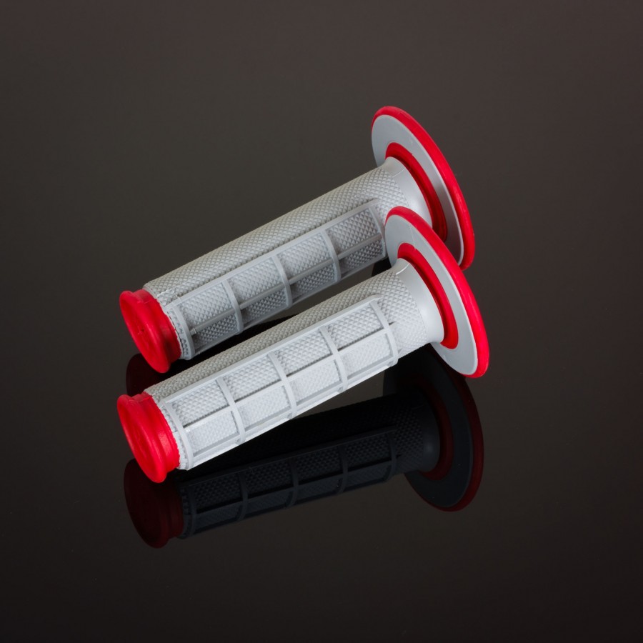 MX Dual Compound Grips 1/2 Waffle Red