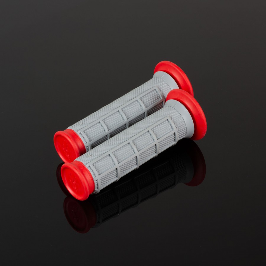 ATV Dual Compound Grips Red