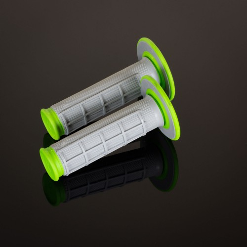 MX Dual Compound Grips Green H/Waff