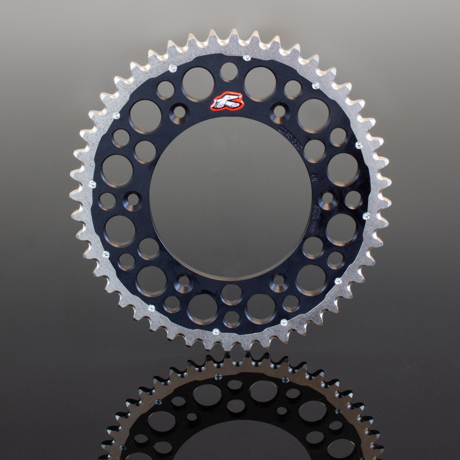 Renthal 1500-520-49GPBK Sprocket, Black for Motocross Motorcycle