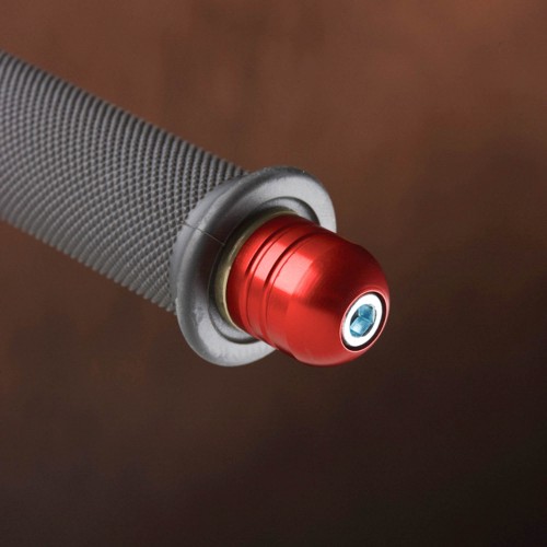 ROAD BAR END PLUGS (SET) Red