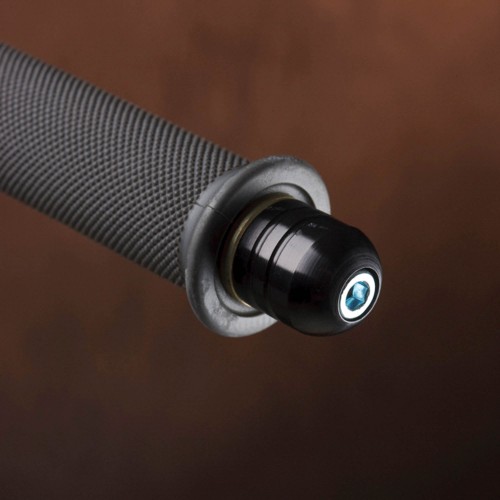 ROAD BAR END PLUGS (SET) Black