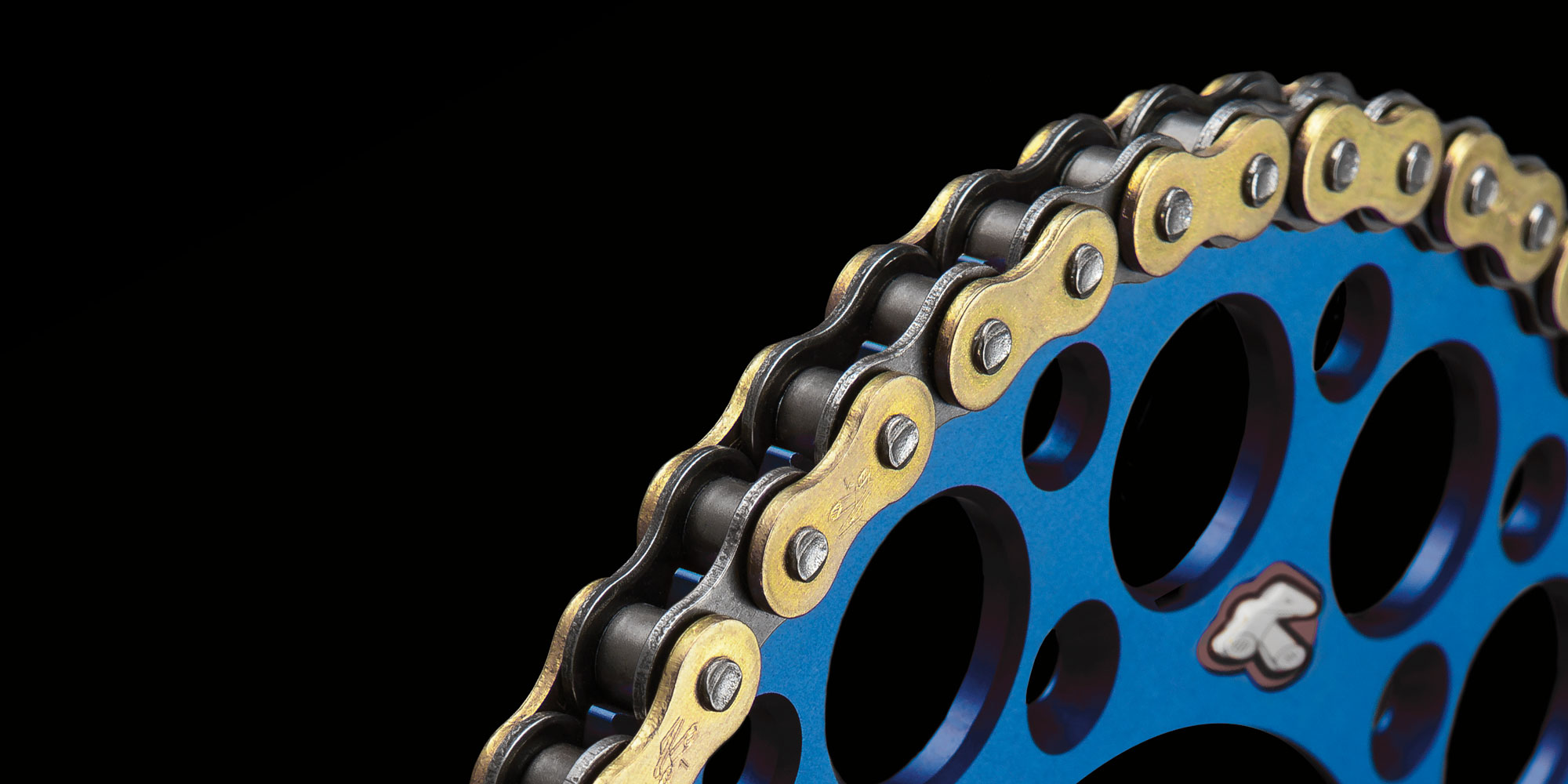 Gold RENTHAL 420 R1 MX Works Series Non-Sealed Chain 120 Links