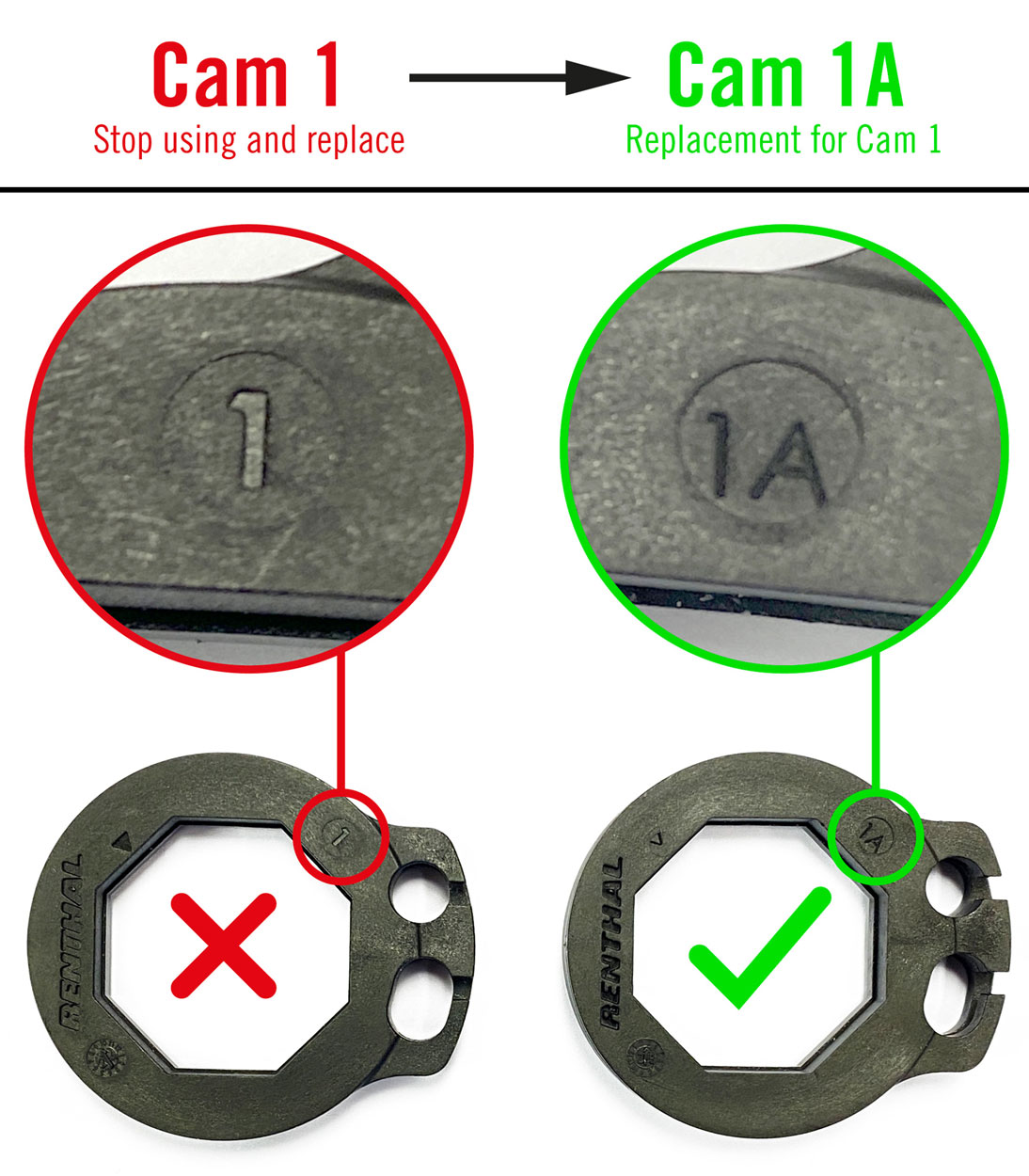 Visual identification for Cam1A